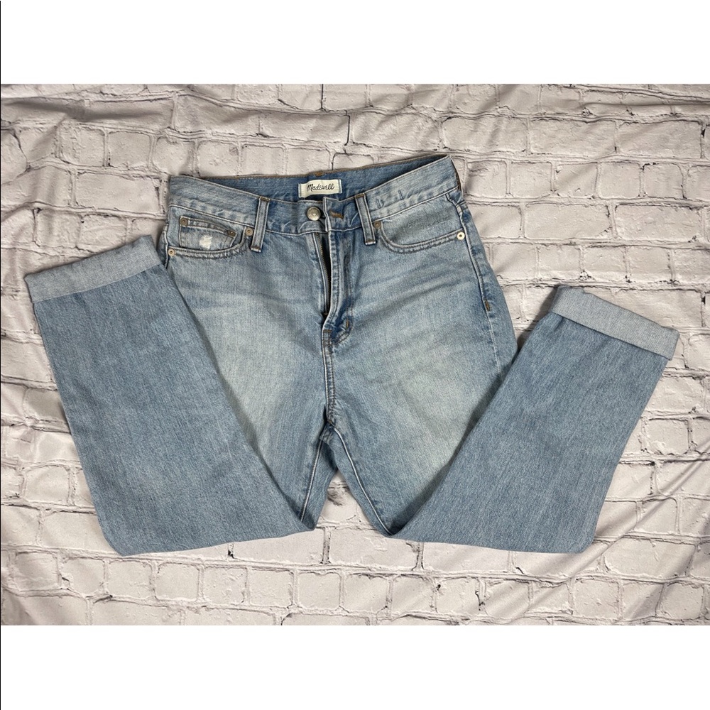 Madewell Cuffed Lightwash Jeans
